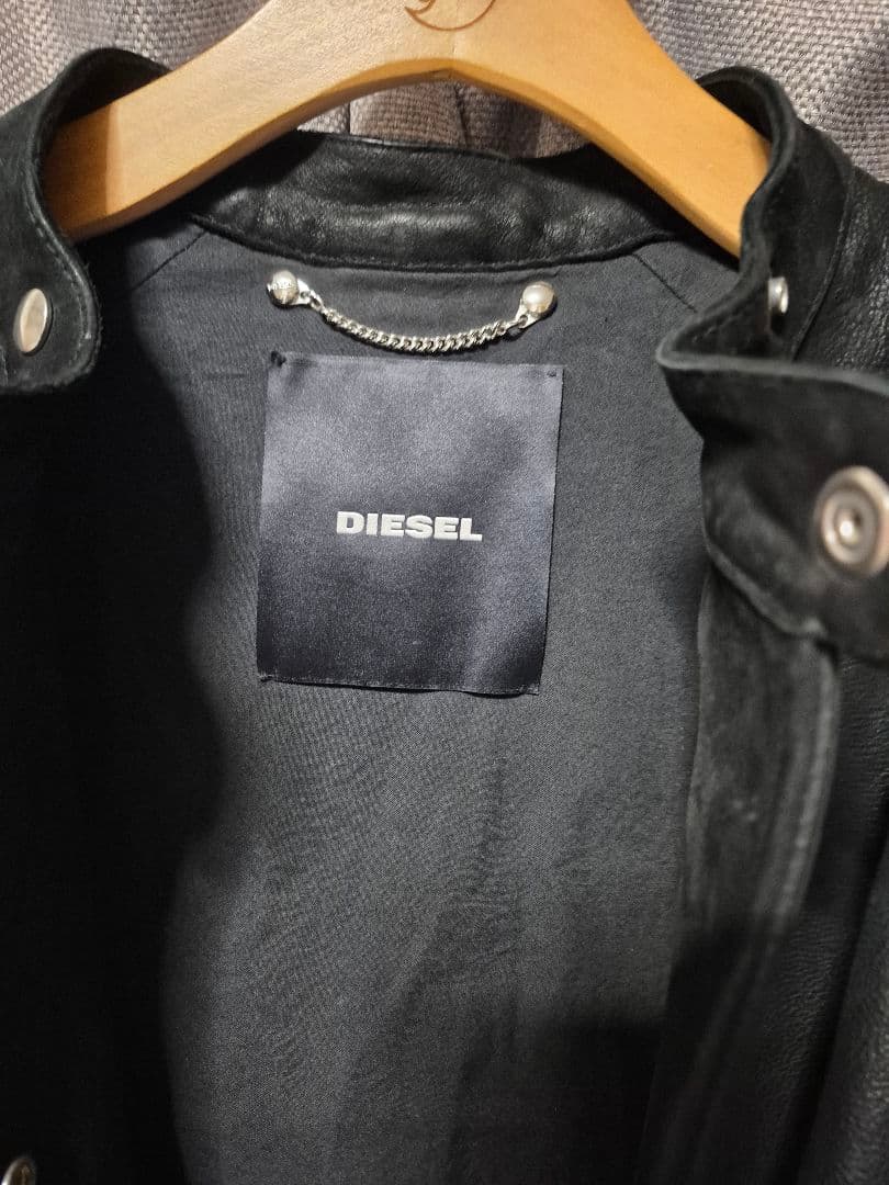 DIESEL ブラックレザージャケット