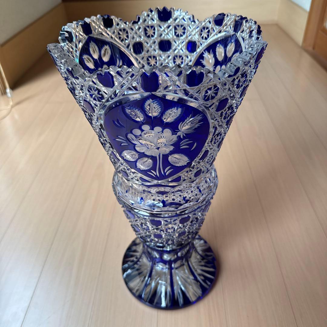 マイセン クリスタル　花瓶