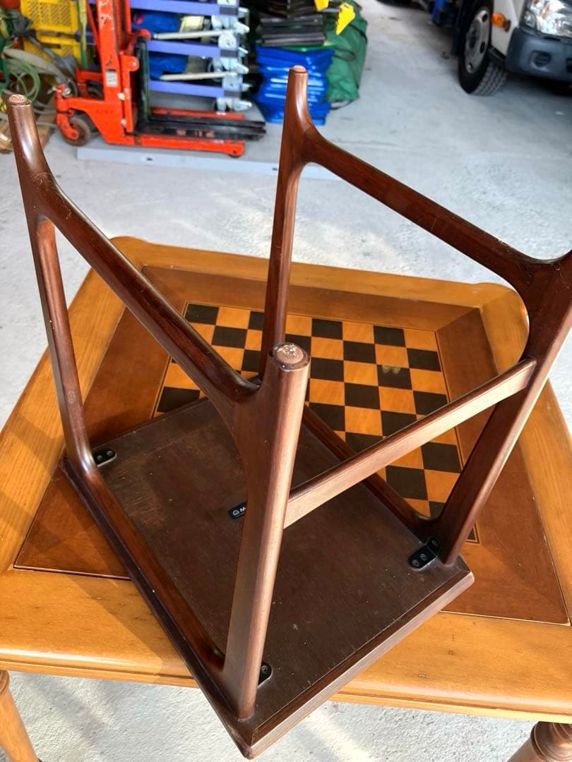 レア　ヴィンテージ孔雀maruniネストテーブル