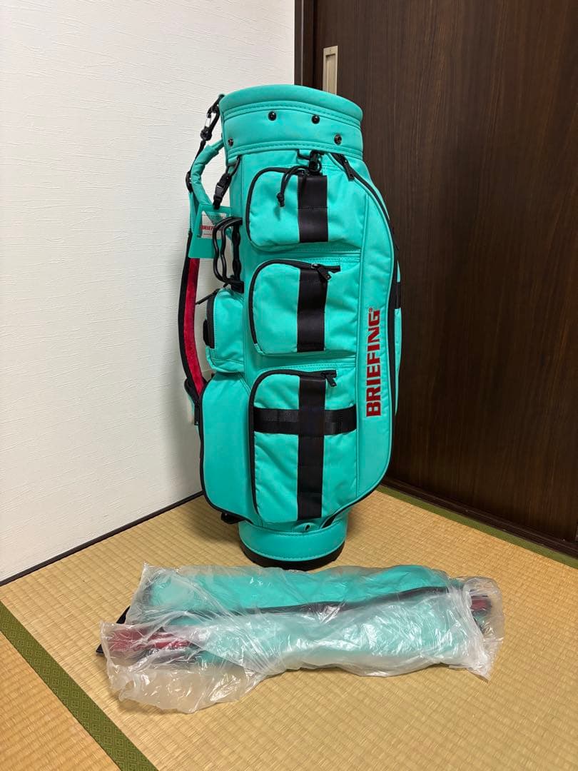 限定　新品　ブリーフィング　キャディバッグ CR-06 ミントブルー