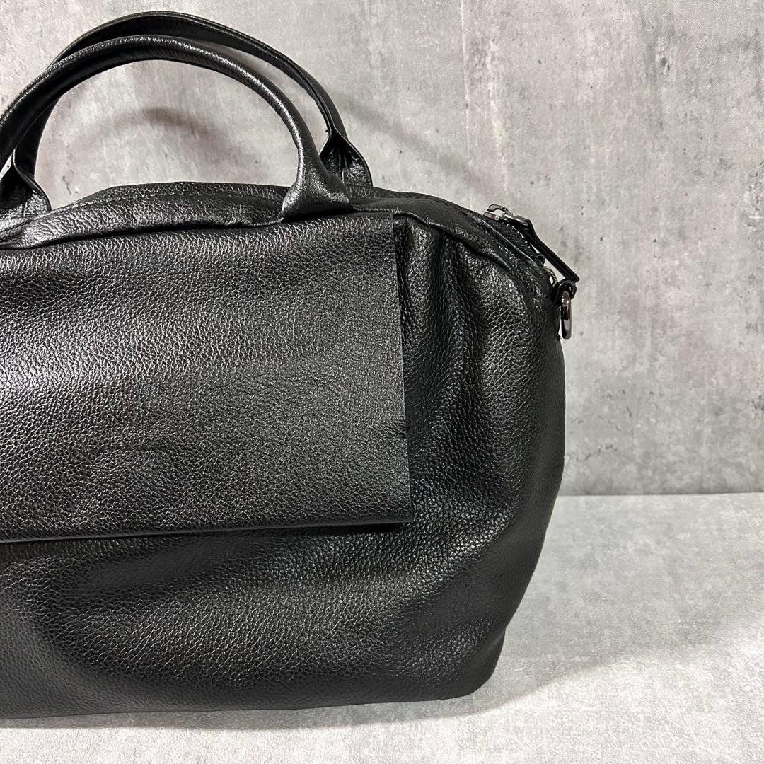 美品ear PAPILLONNERイアパピヨネ本革レザーフラップ2WAYバッグS