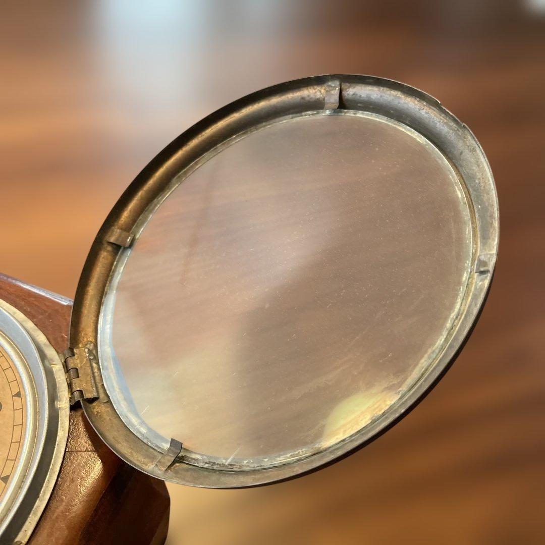 アンティーク古時計 八角形 木製掛時計