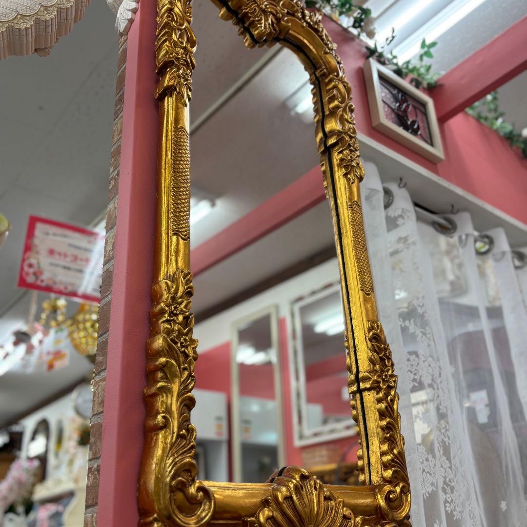 ロココミラー ゴールドミラー 姿ミラー 壁掛けミラー
