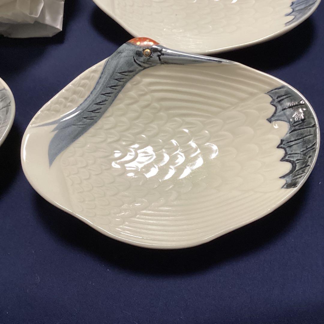 あくちき　京焼永楽写巣篭もり鶴向付20客　　新品未使用