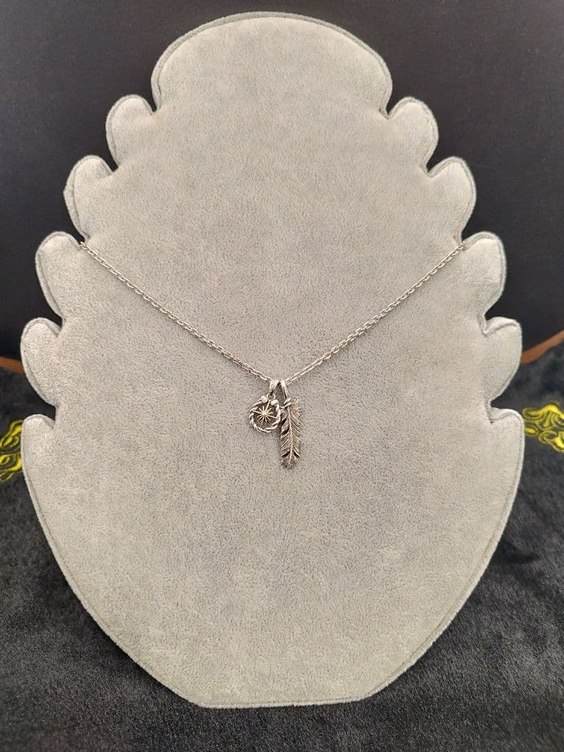 SAAD ネックレス シルバー925 silver925 フェザー 太陽神
