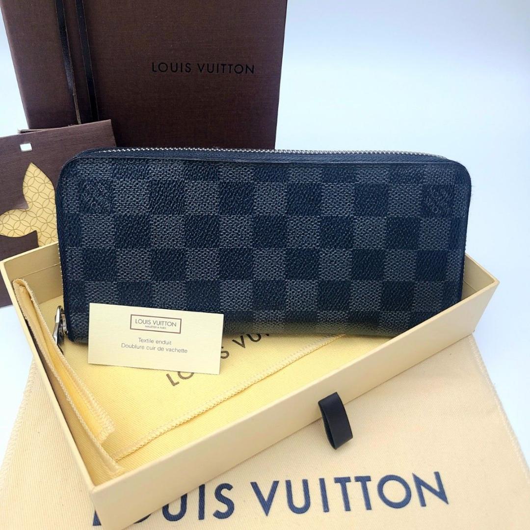 ルイヴィトン 長財布 ヴェルティカル ダミエグラフィット ジッピーウォレット