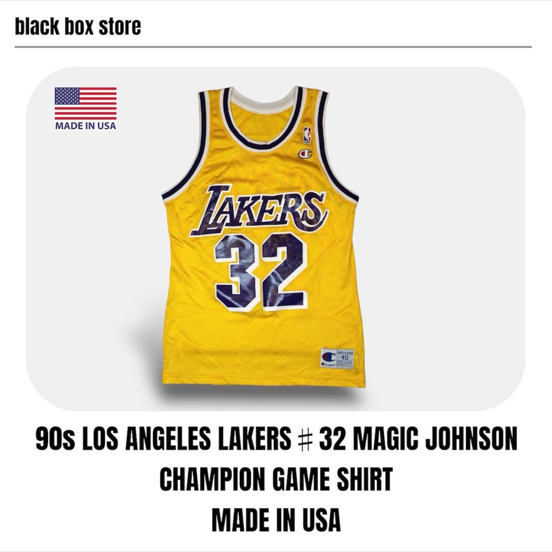 USA製 90s ロサンゼルス レイカーズ マジック ジョンソン ユニフォーム