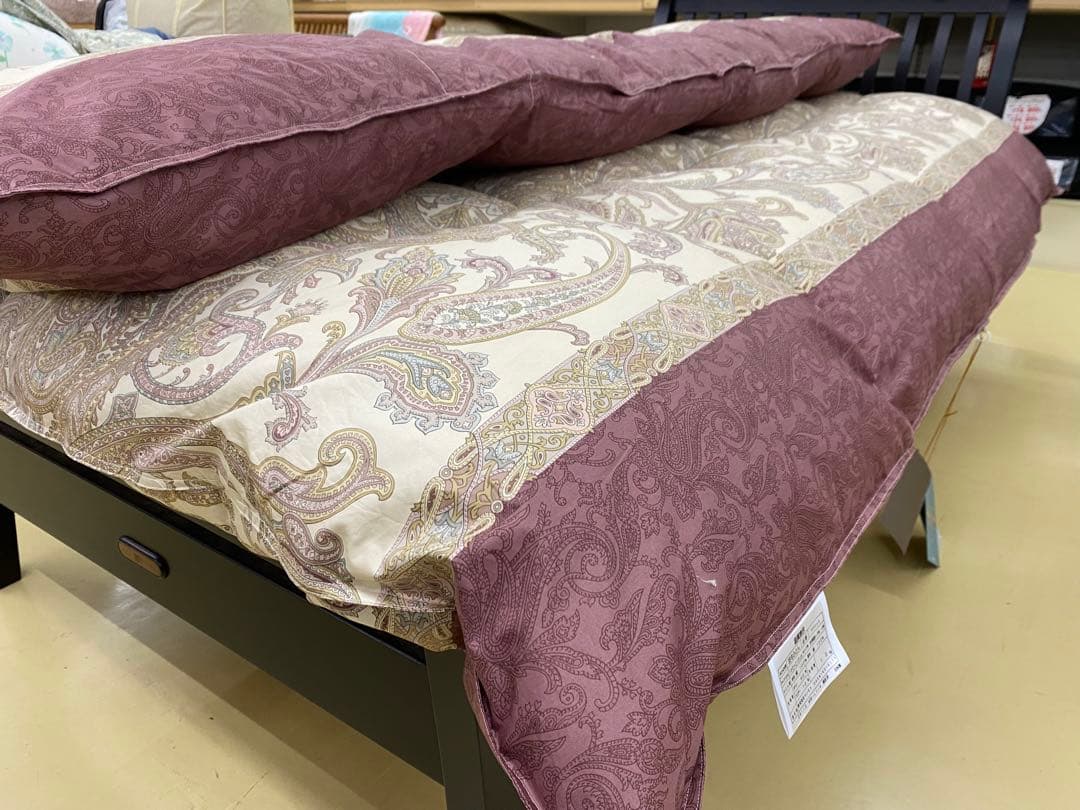 羽毛掛布団・イングランド産ホワイトダウン９０%・1,3kg・綿100%・シングル