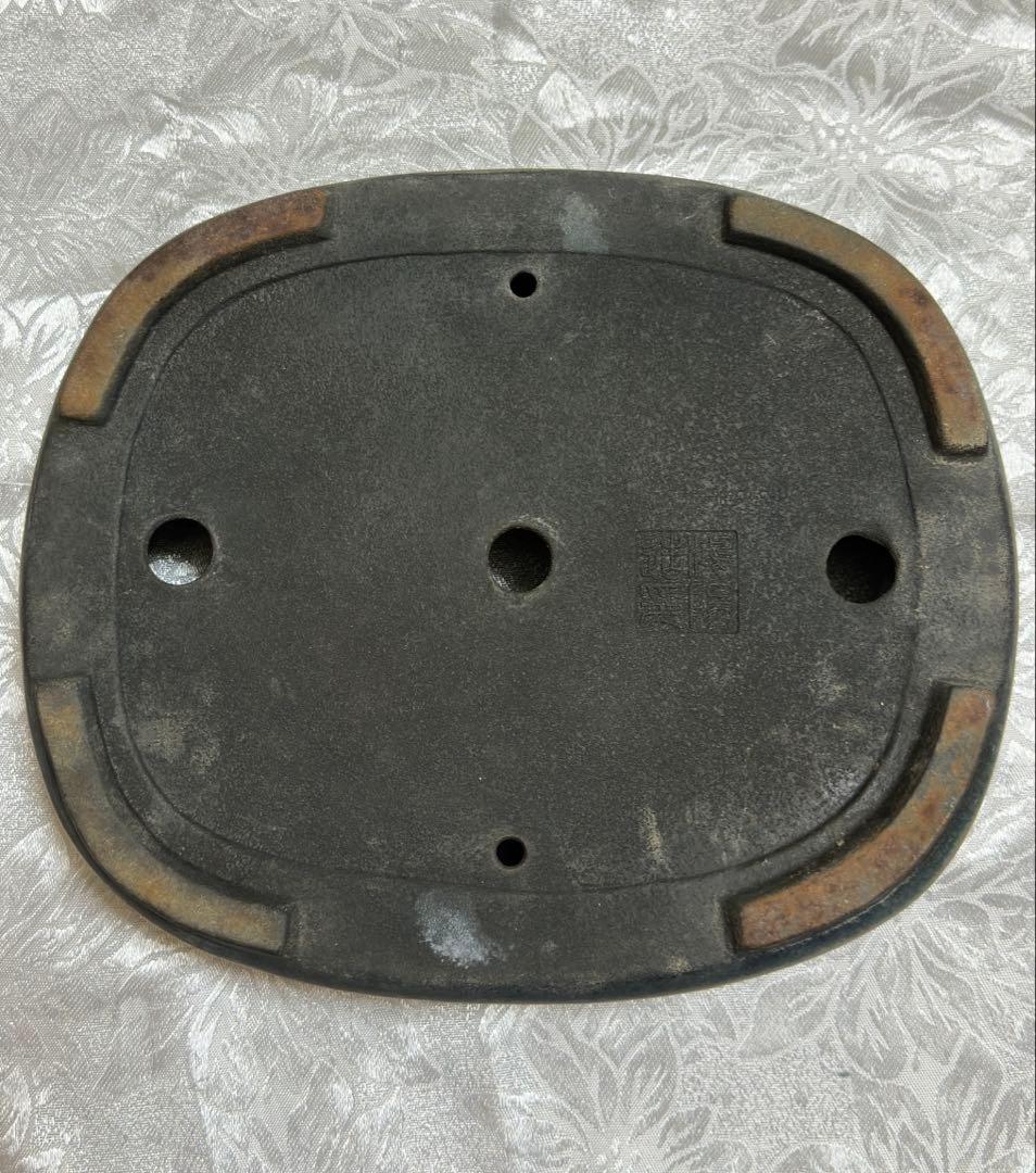 鉢　盆栽鉢　陶器　中国　落款あり