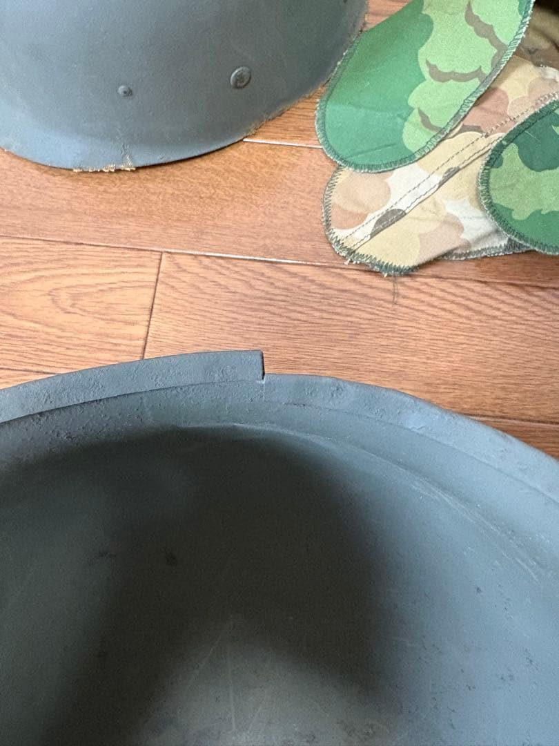 米軍実物　M1ヘルメット