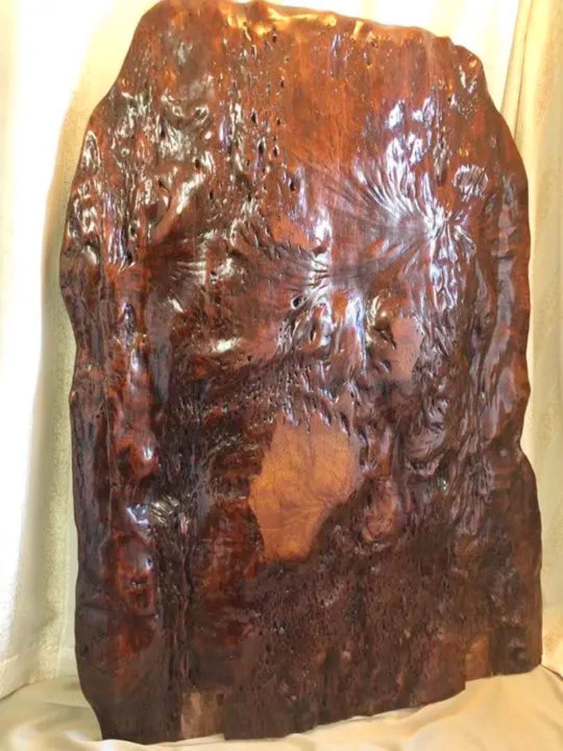 198.花梨木　天然無垢つい立て