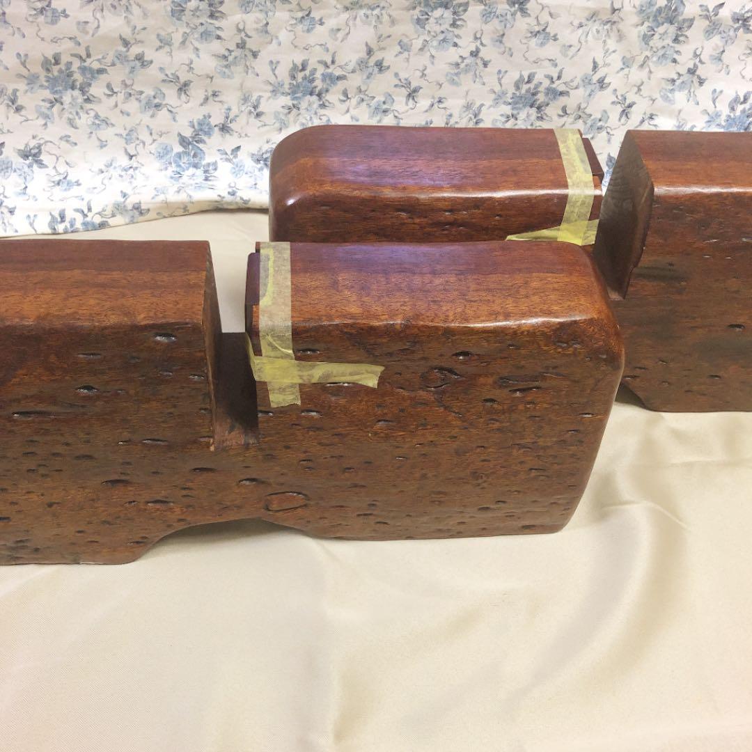 198.花梨木　天然無垢つい立て