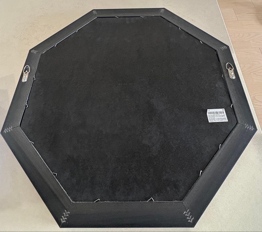 ザラホーム　八角形壁掛けミラー