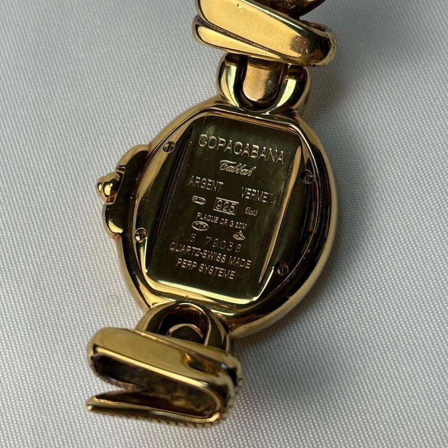 箱付 稼働品 COPACABANA コカパバーナ タバー 銀製925 スネーク