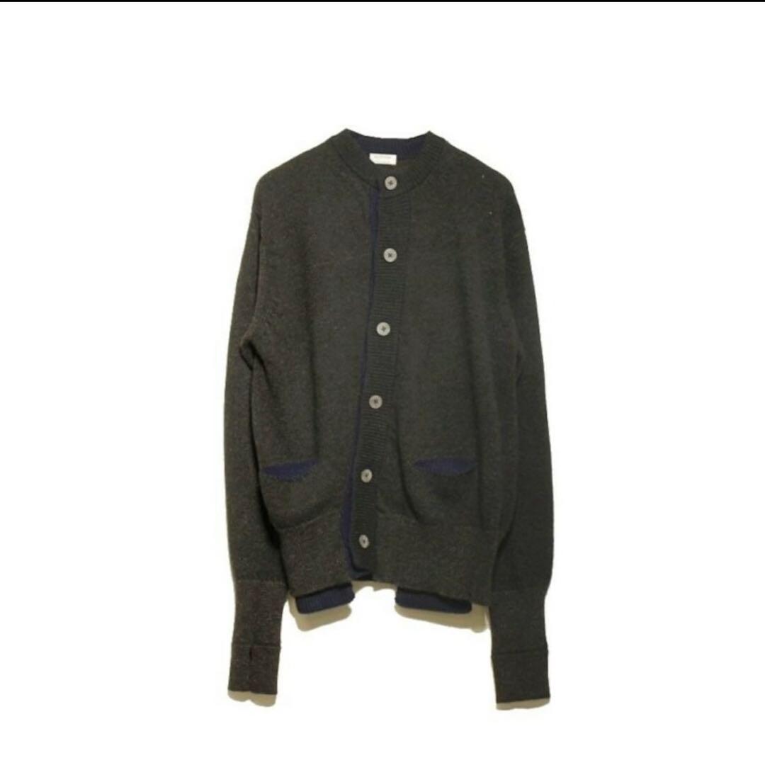 MAATEE&SONS CARDIGAN 強撚ひょっとこクルーネックカーディガン