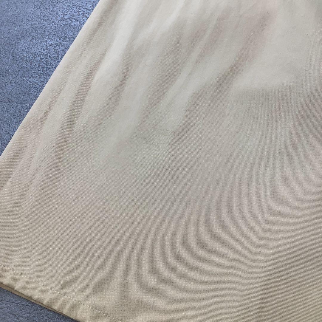 90‘s Burberry コットン シングル トレンチコート ライトベージュ