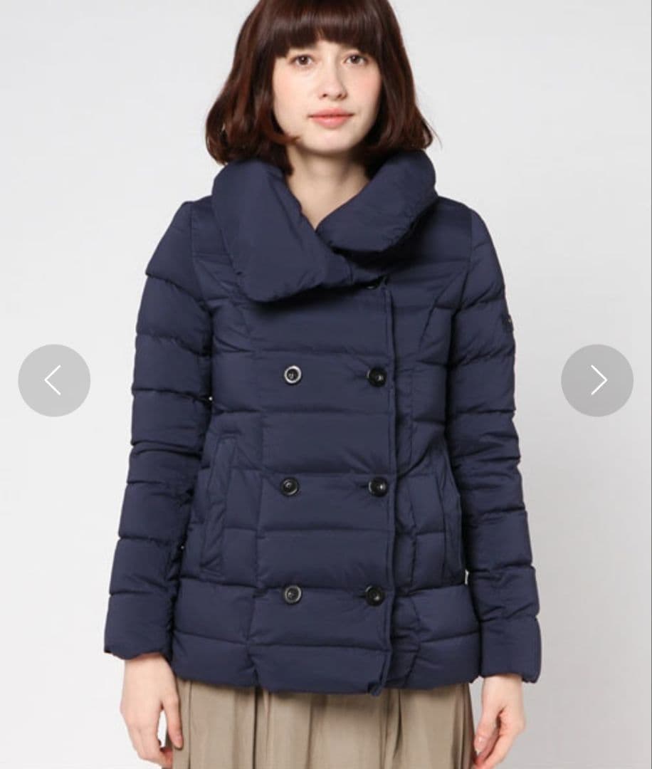 【極美品✨】タトラス LORENZANA ボリューム襟 ショート丈ダウン　 02