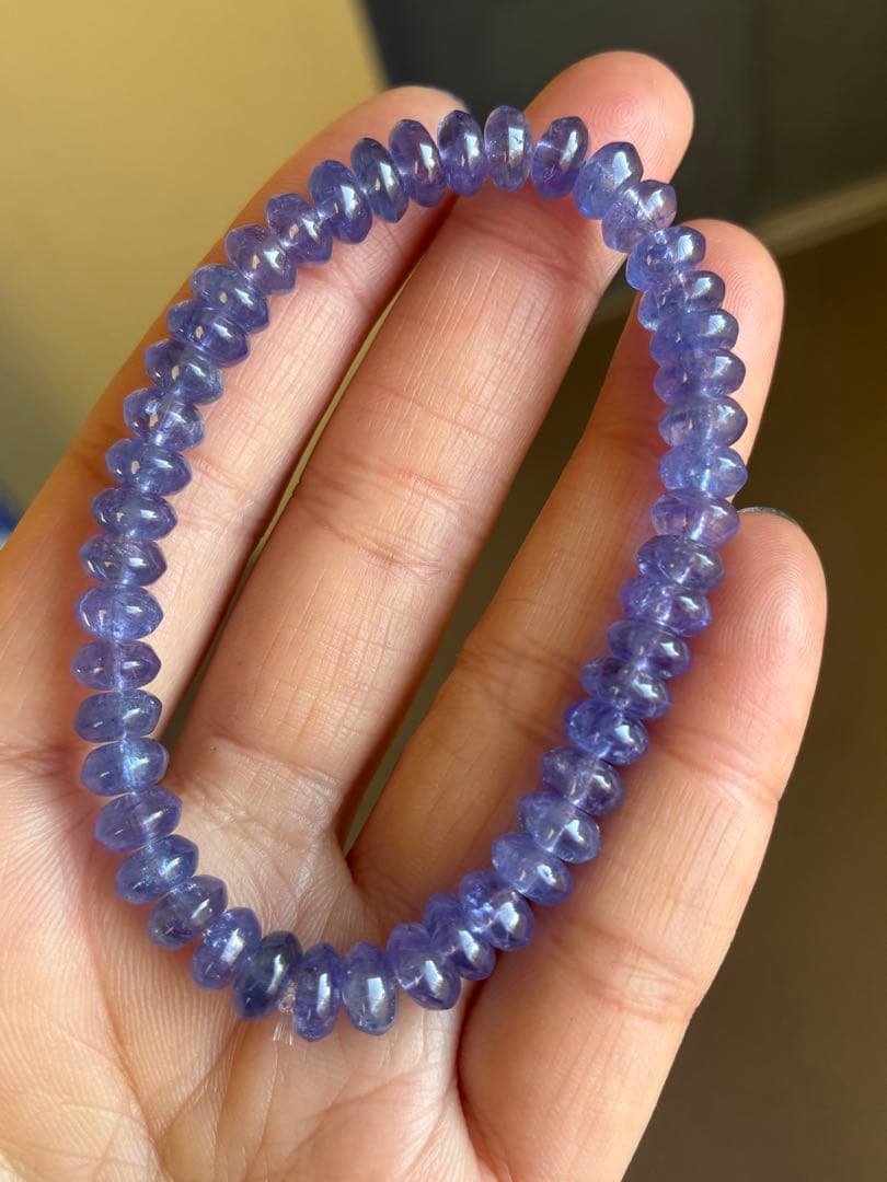 高品質✨5A＋　タンザナイト　ブレスレット