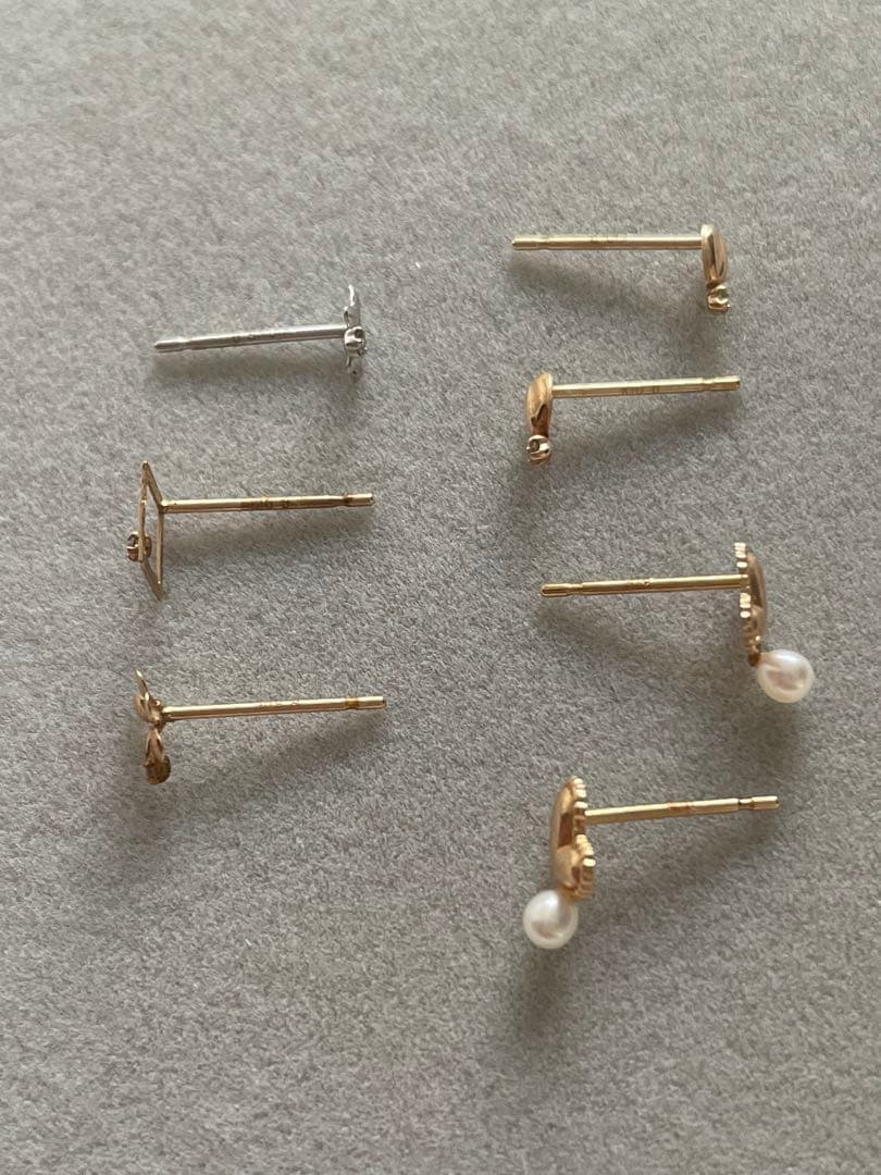 最終お値下げ　エステール　k10 ダイアモンド　ピアスセット