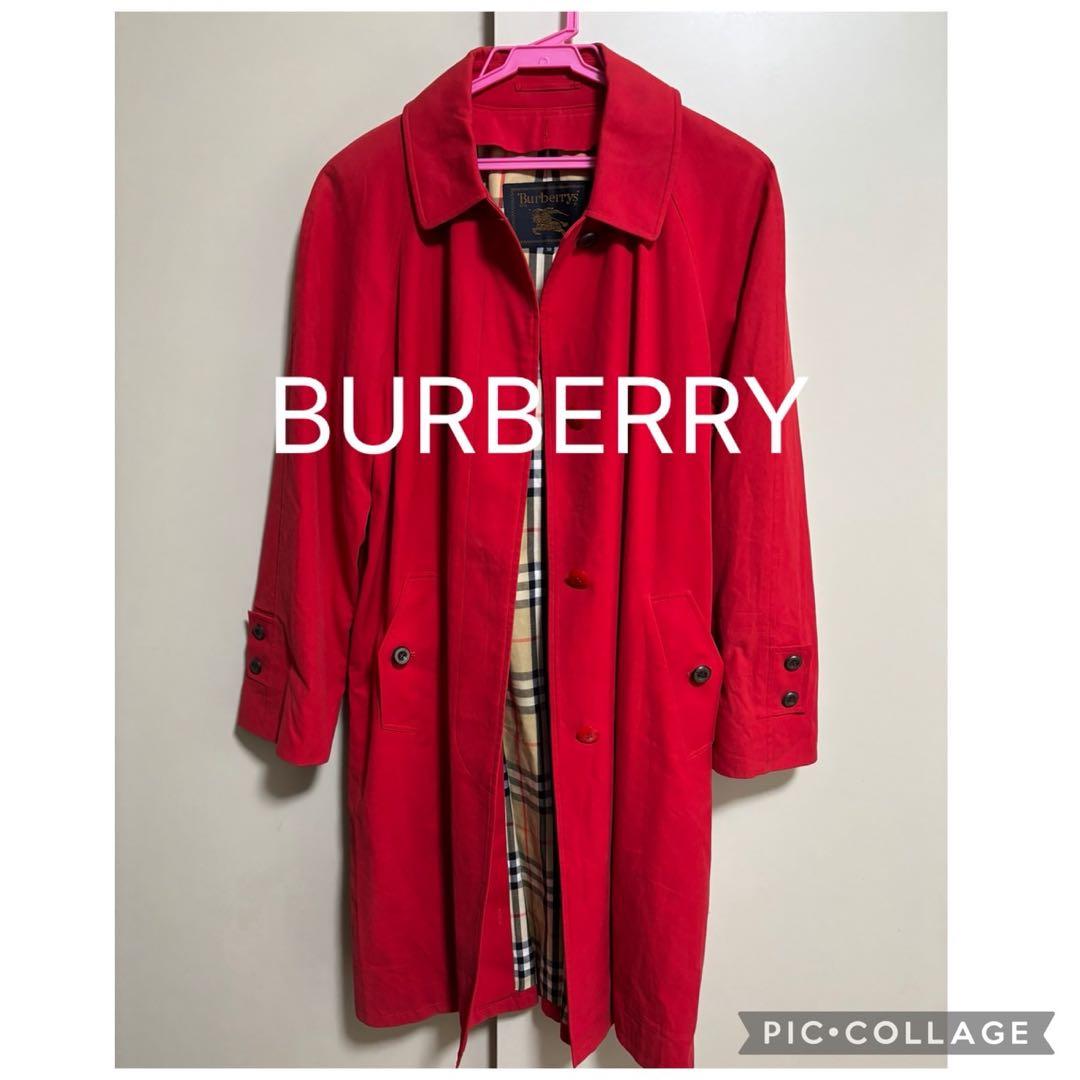 Burberry's バーバリーズ　ノバチェック　ステンカラーコート　38