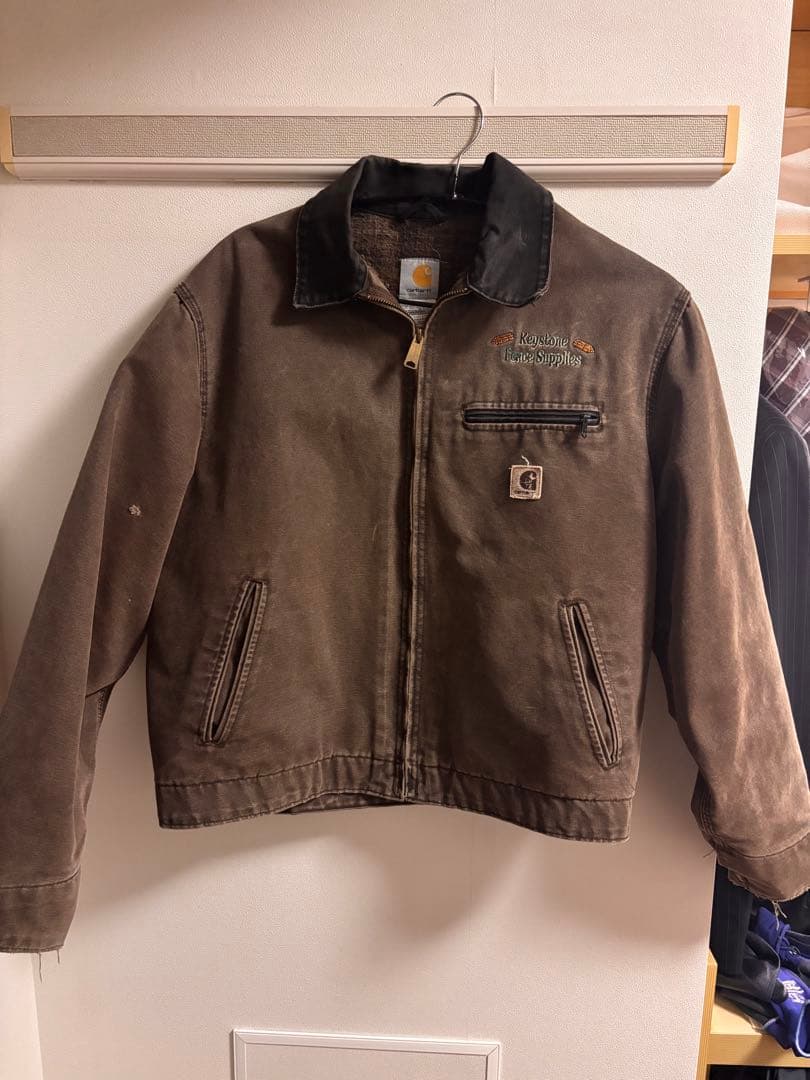 【希少モデル】Carhartt デトロイトジャケット j97 USA製 DKB