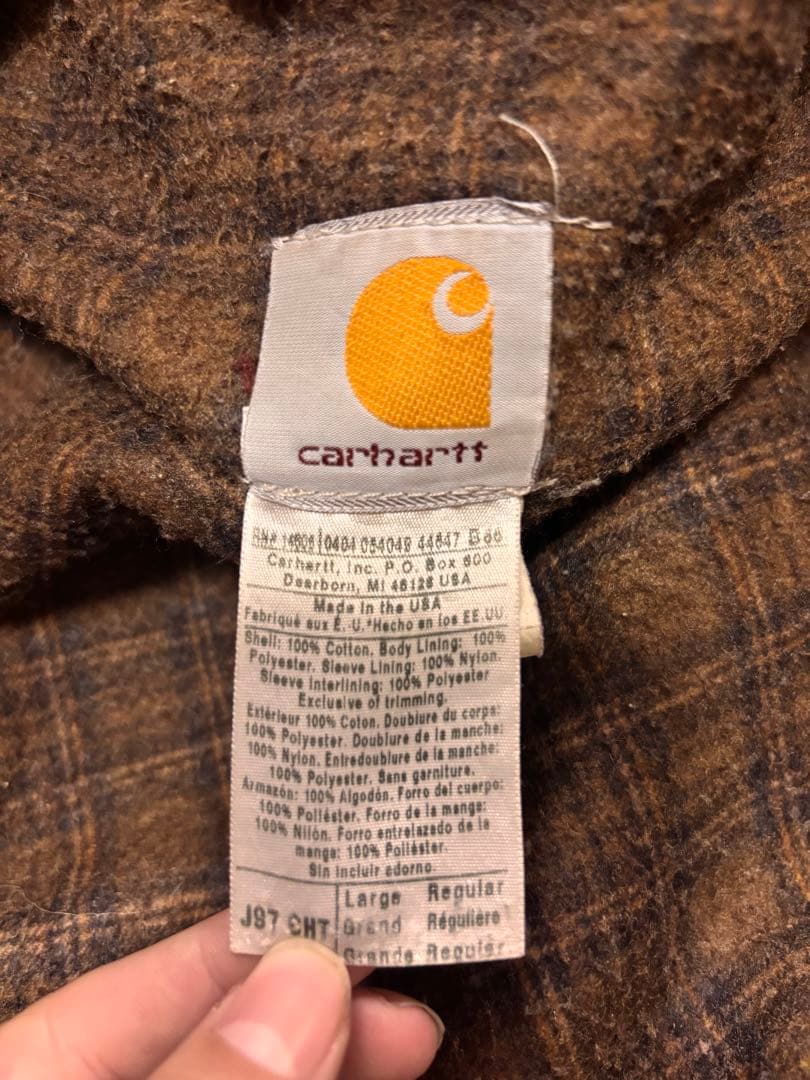 【希少モデル】Carhartt デトロイトジャケット j97 USA製 DKB