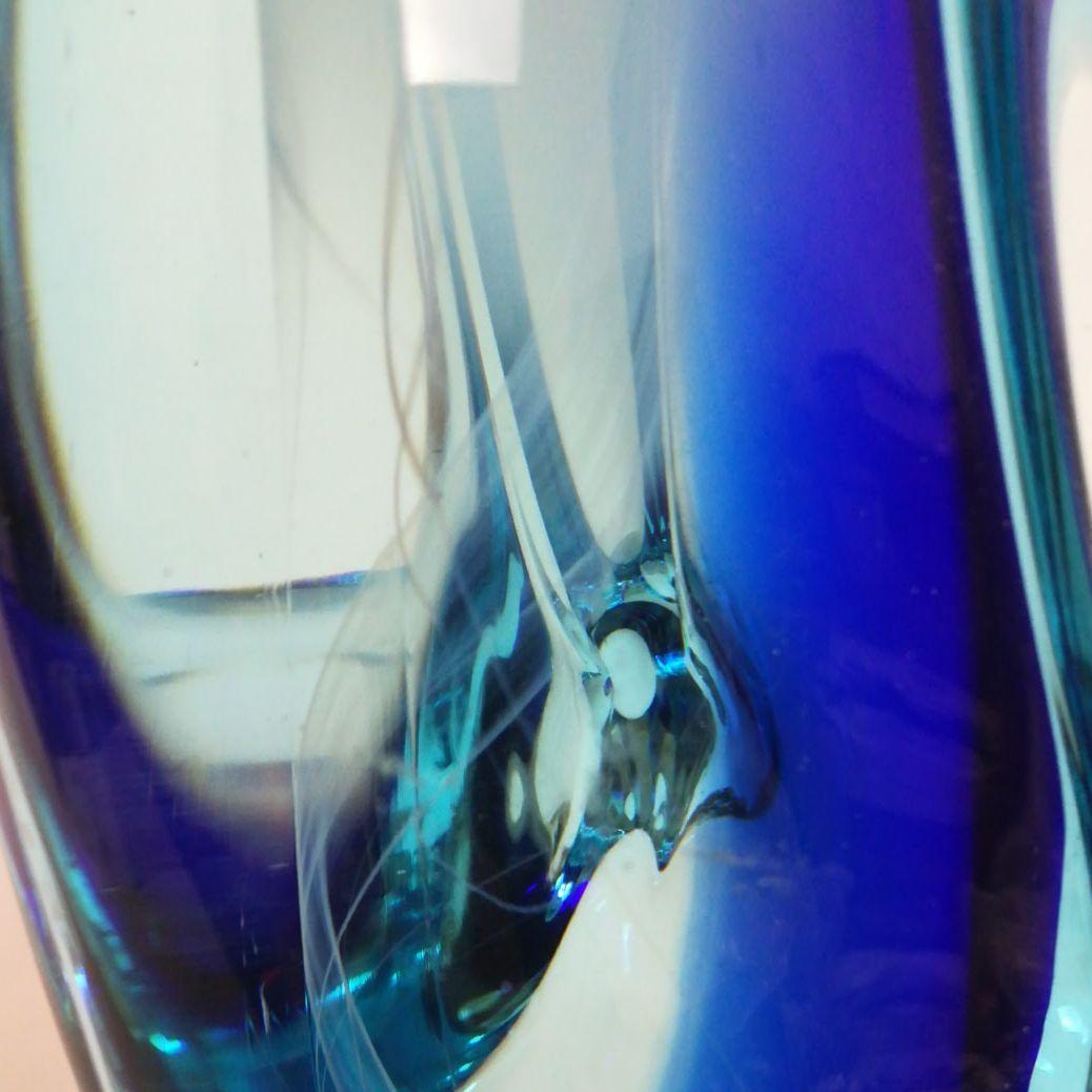 マルティグラス　大きな　ペンギン　置物　硝子　専用箱付き