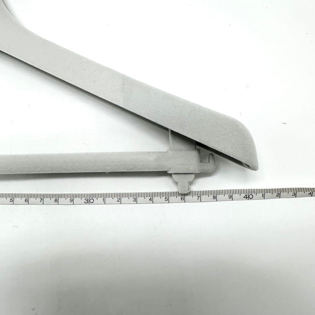 Hermes ベルベット プラスチックハンガー2種類 計3本セット 紙袋はおまけ