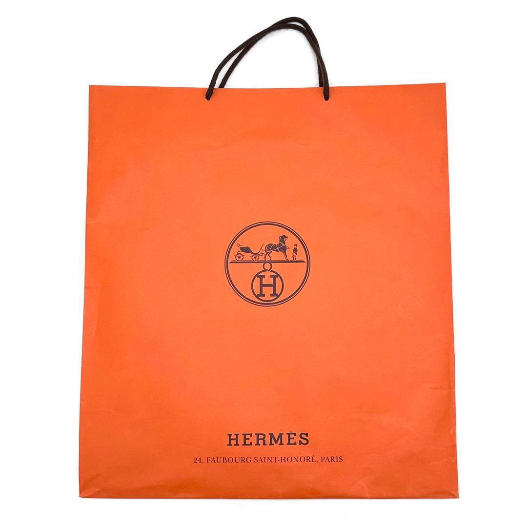 Hermes ベルベット プラスチックハンガー2種類 計3本セット 紙袋はおまけ