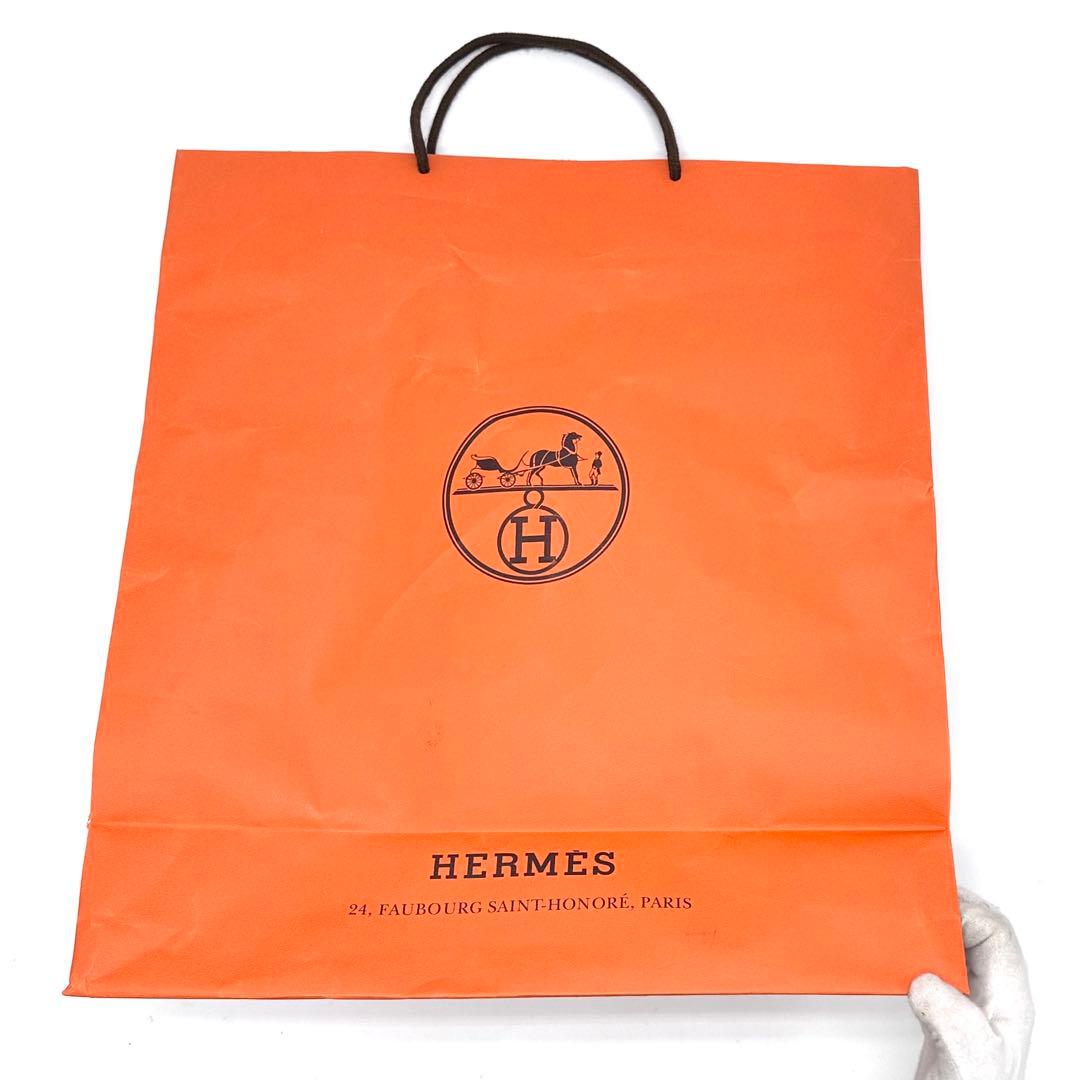 Hermes ベルベット プラスチックハンガー2種類 計3本セット 紙袋はおまけ