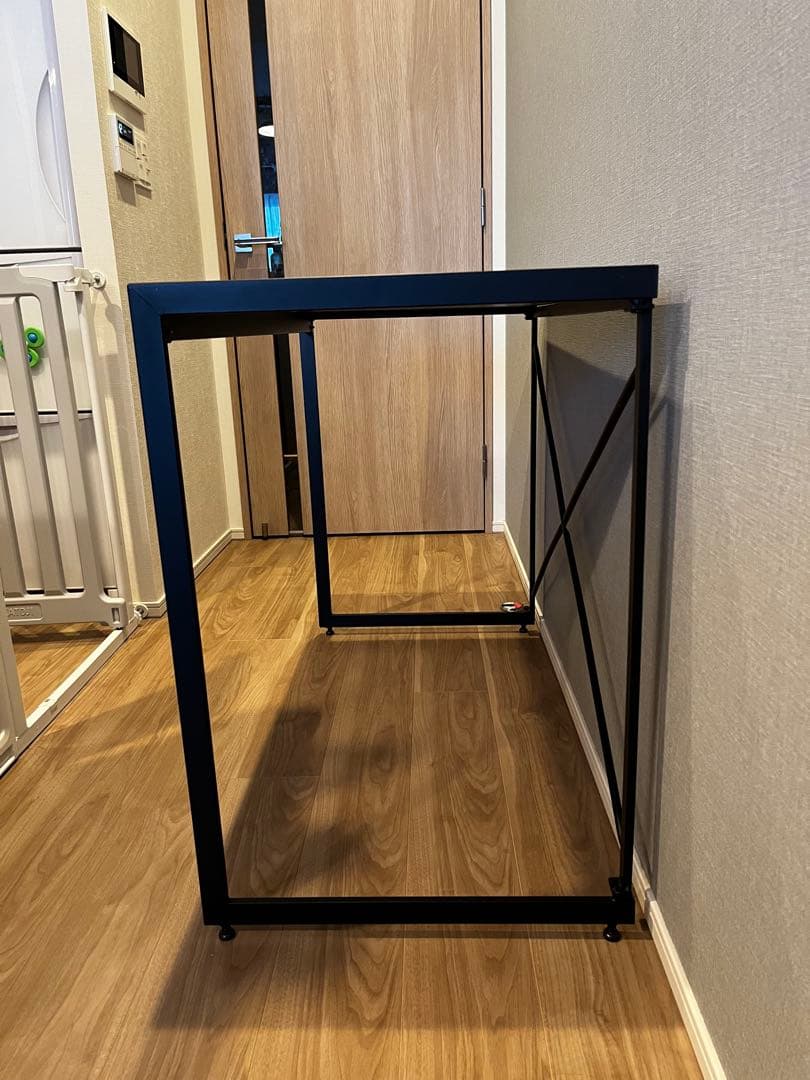 パソコンデスク/インダストリアル/木目調/男前家具