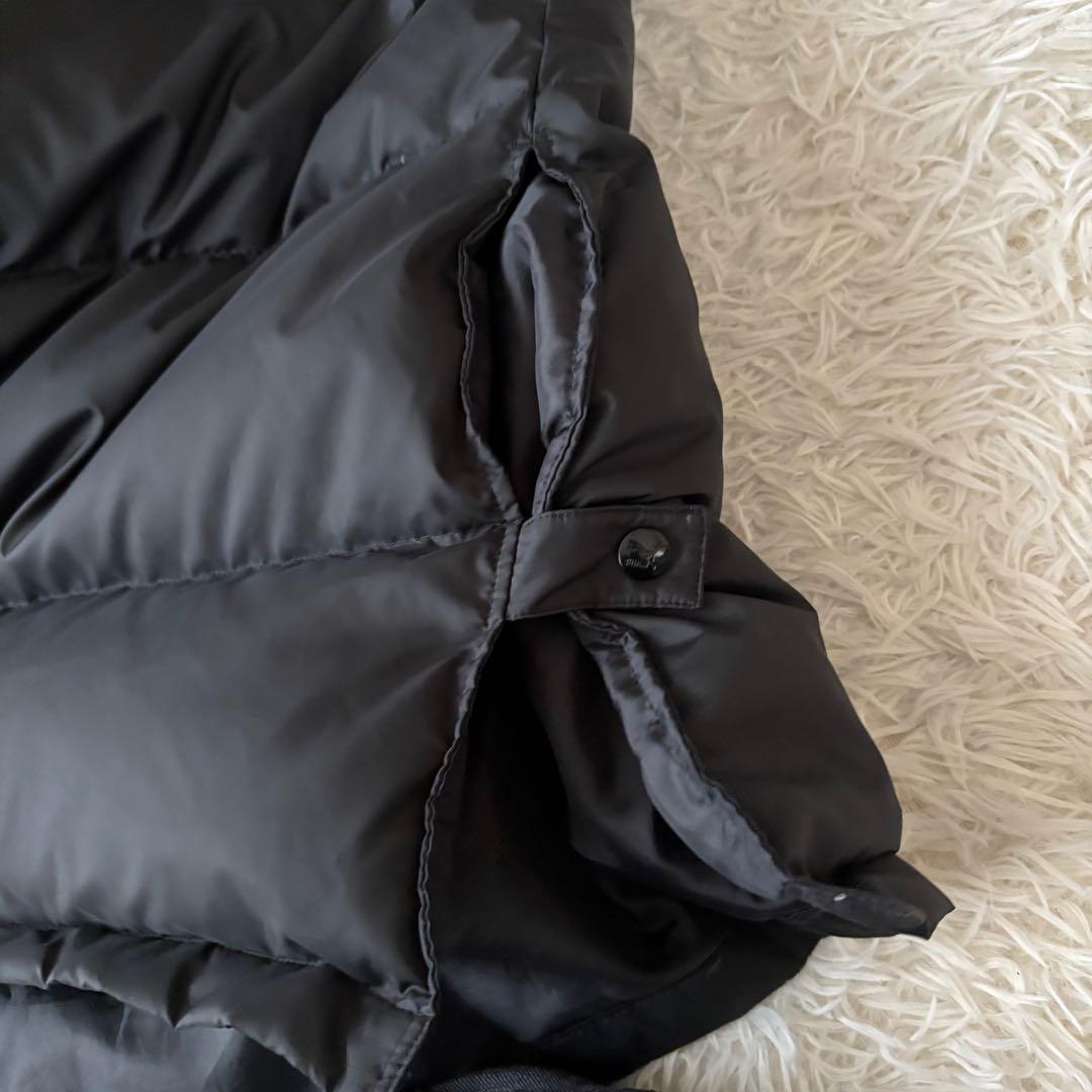 美品✨ プーマ ロングダウンジャケット ベンチコート 黒 ブラック L〜O