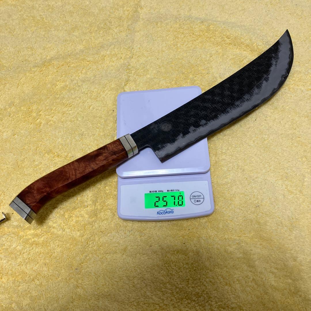 ⑧實光刃物　万能寿司切り　8寸　青一鋼