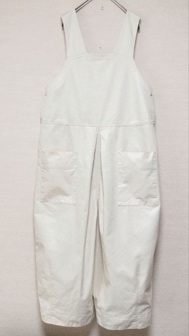 tumugu:　ゆったりコットンサロペット　コクーンシルエット　綿　FREE