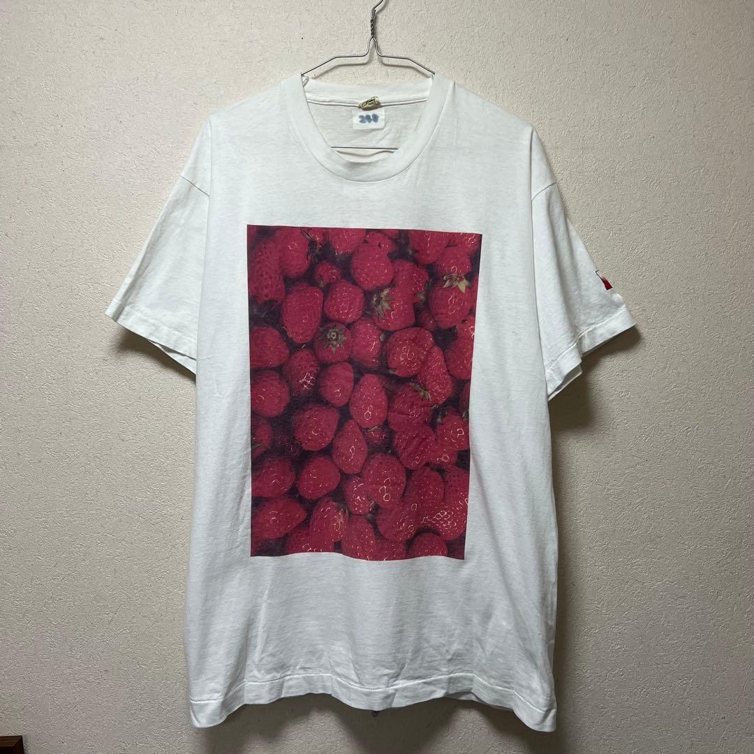 90s LAST ORGY 2 ラストオージー2 Tシャツ イチゴ tシャツ