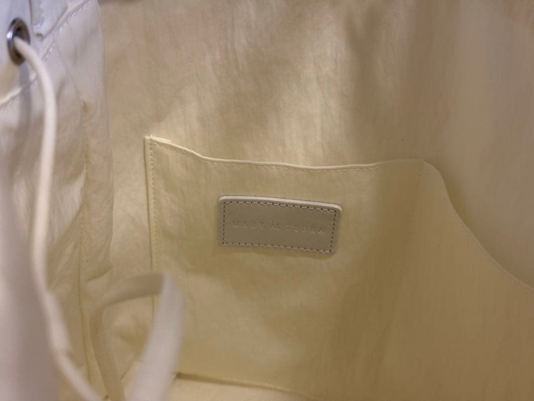 mary al terna WRAPPING ワンショルダートート　ホワイト