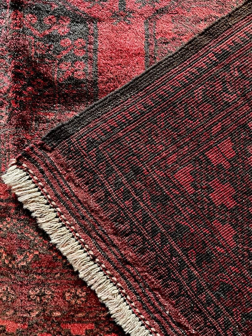 トライバルラグ　ヴィンテージラグ　アフガン　トルクメン　エルサリ　特大サイズ美品