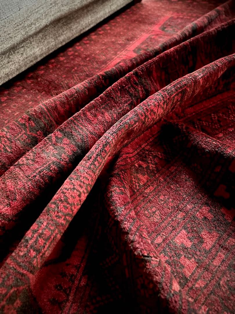 トライバルラグ　ヴィンテージラグ　アフガン　トルクメン　エルサリ　特大サイズ美品