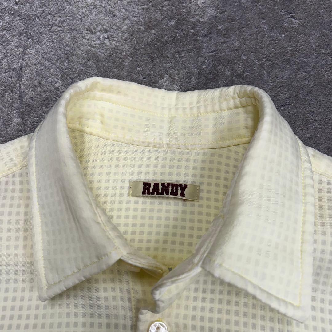 22SS RANDY ランディ Lean キュプラシャツ サイズ1 美品