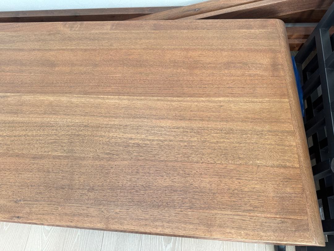 北米産ブラックウォールナット 無垢材 センターテーブル／収納キャビネット