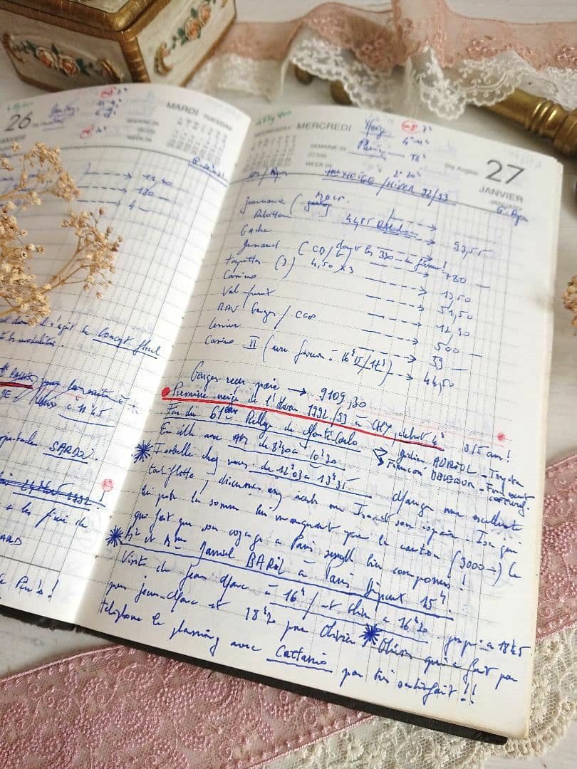 【だいず さま専用】461＋458＋459、３冊おまとめフランス Agenda