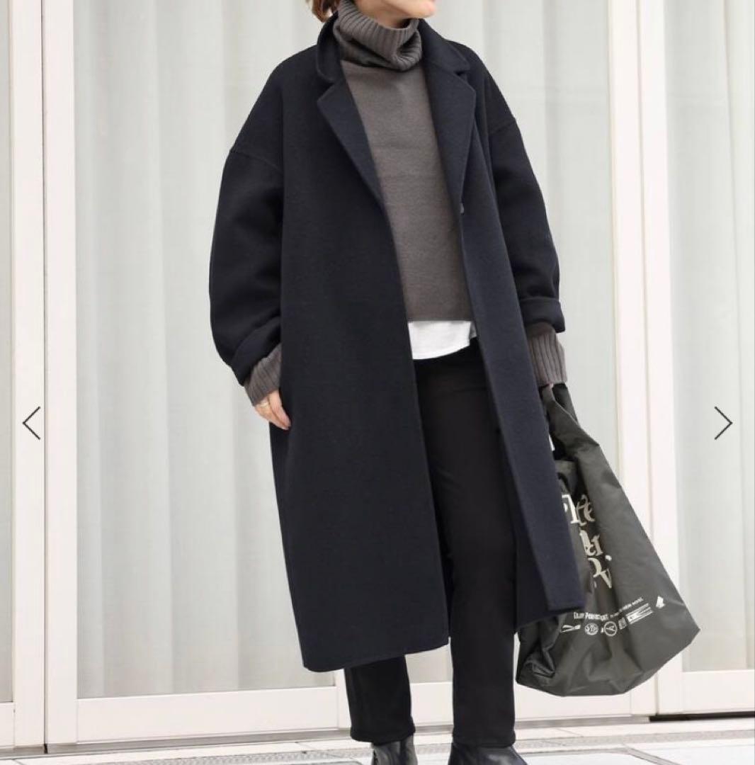 【Deuxieme Classe】ウールアンゴラリバーコート