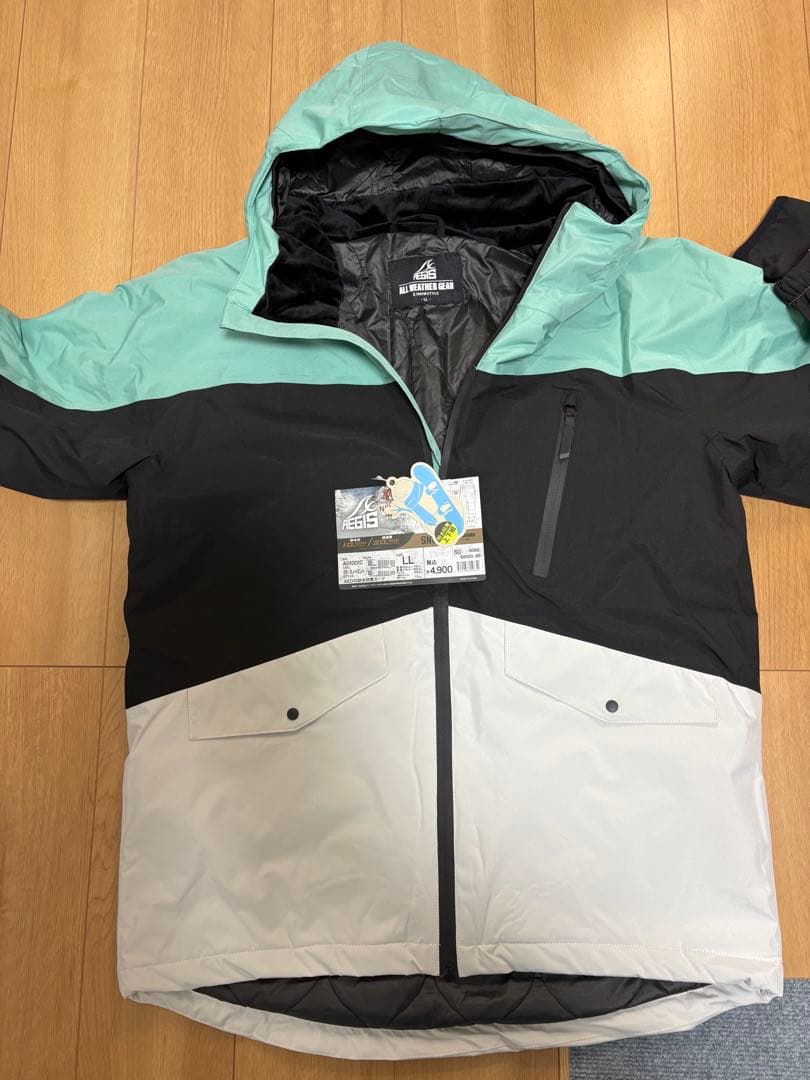 【新品・未使用】ワークマン スノーボードウェア　Ｌ　スノーミント