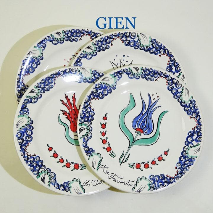 【新品】ジアン ラ・ファヴォリット デザートプレート22cm 4枚セット