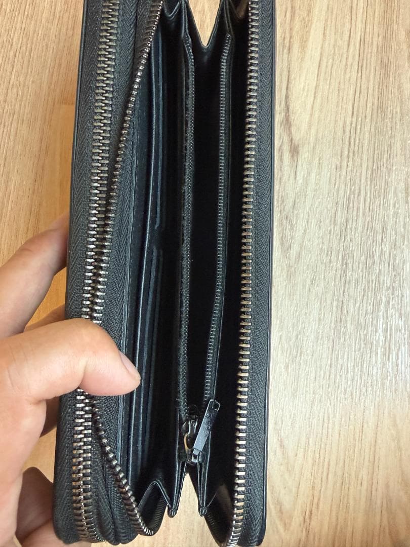 dunhill ガンメタル トラベルポーチ L2F214A