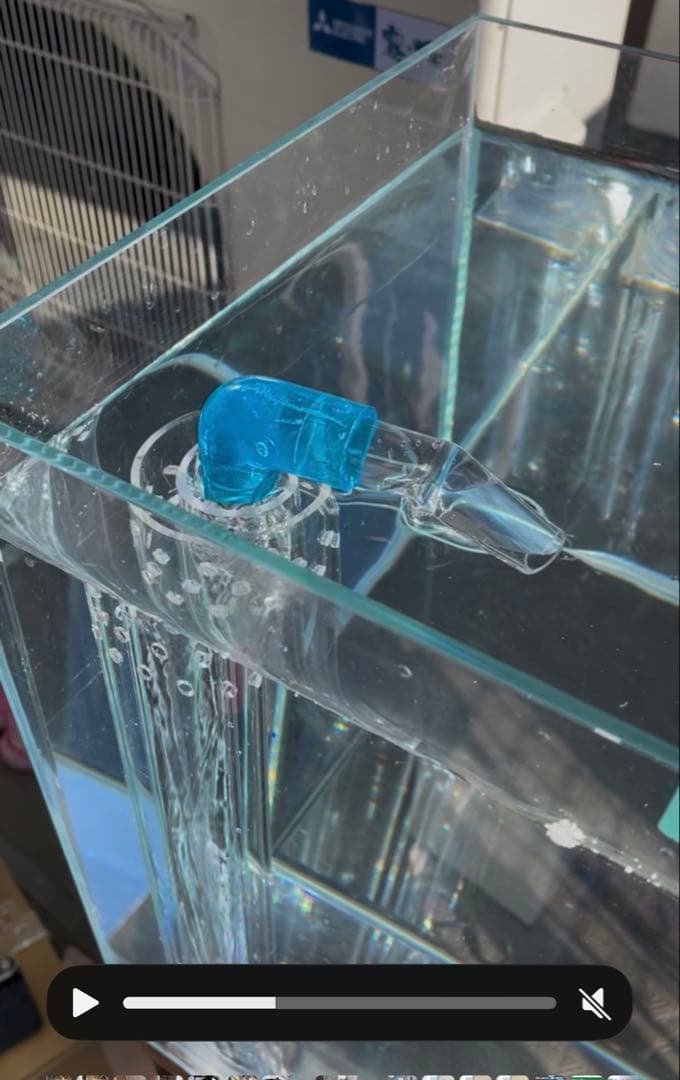 【引き取り限定】30センチキューブハイ　オーバーフロー水槽