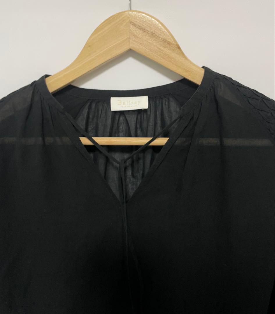 コットンクレープ パフスリーブブラウス Ballsey トゥモローランドトップス