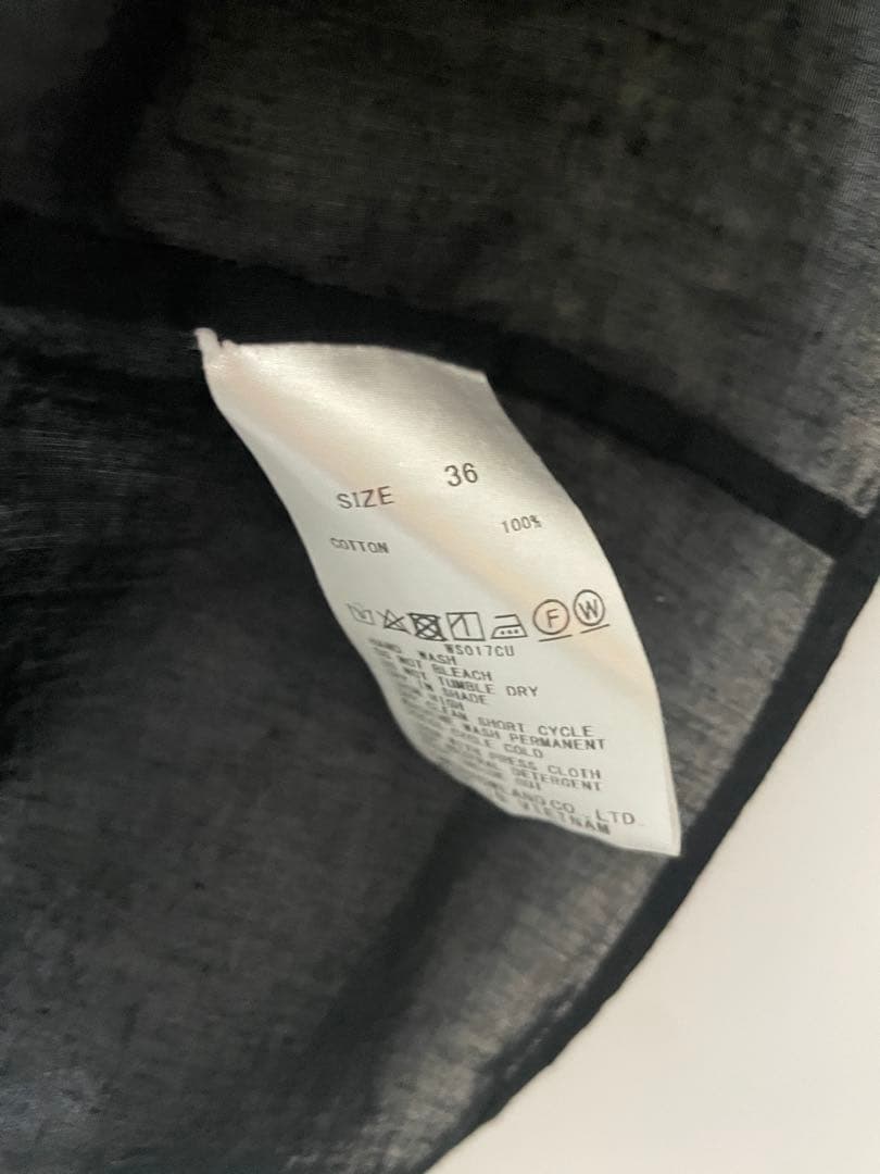 コットンクレープ パフスリーブブラウス Ballsey トゥモローランドトップス