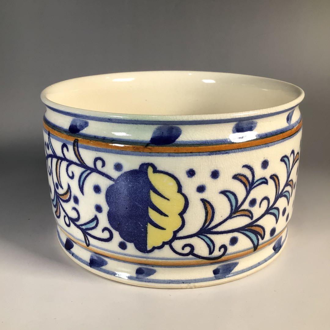 Ｍ６５６　皆具　『横田鳳山造』『オランダ写』『水指　建水　蓋置　杓立』　共箱