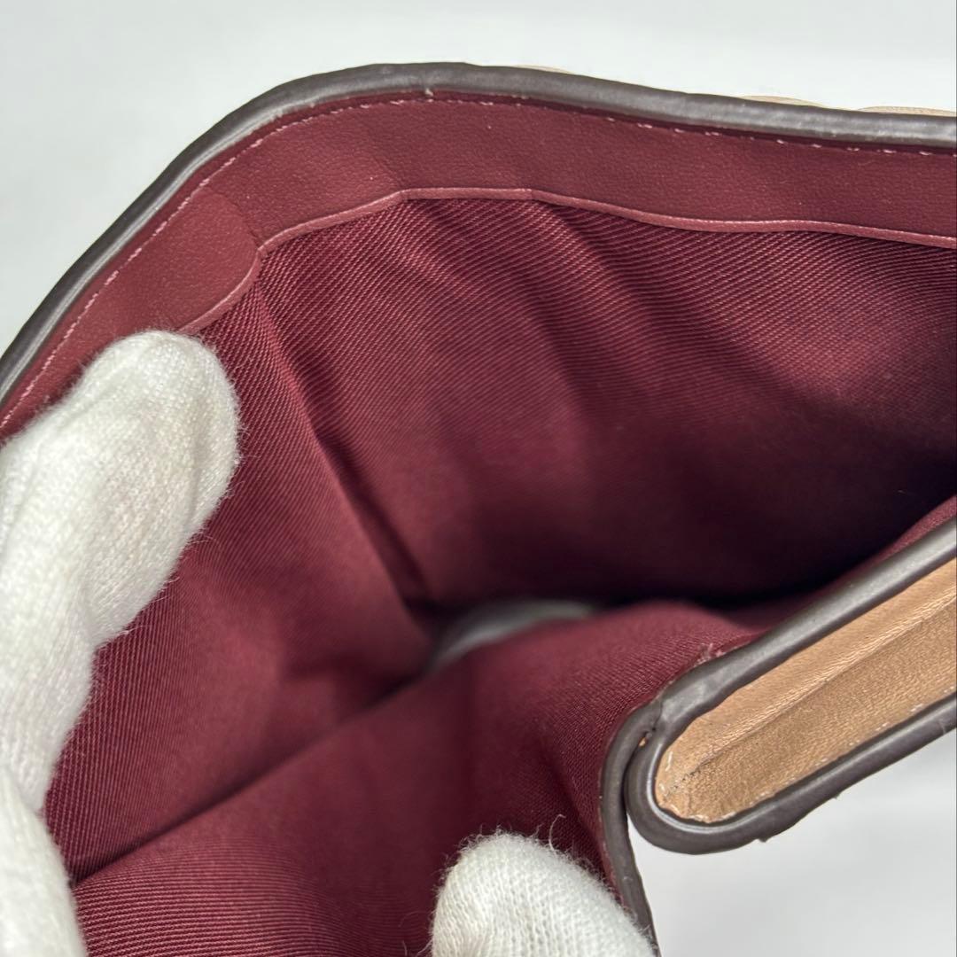 なかなか綺麗♡COACH♡コーチシグネチャー総柄折り財布